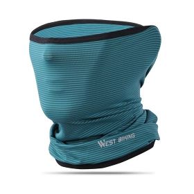 Outdoor riding mask magic headscarf (Option: Green stripe)