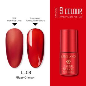 Transparent lasting phototherapy glue (Option: Crimson)