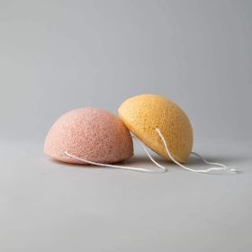 Konjac Sponge (Duo) (Sponge 2 Type: Turmeric, Sponge 1 Type: Activated Charcoal)