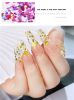 1Box 12 Girds 5 Colors various styles of Nail Art Sequins Different Size Mixed Nail Art Decorations Nails Accessories